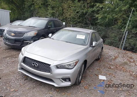 2018 Infiniti Q50 3.0T Luxe from USA, damaged, VIN JN1EV7AP7JM363629